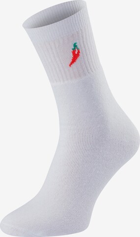 Chili Lifestyle Athletic Socks ' Sport ' in White