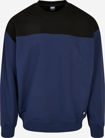 Urban Classics Sweatshirt in Blau: front