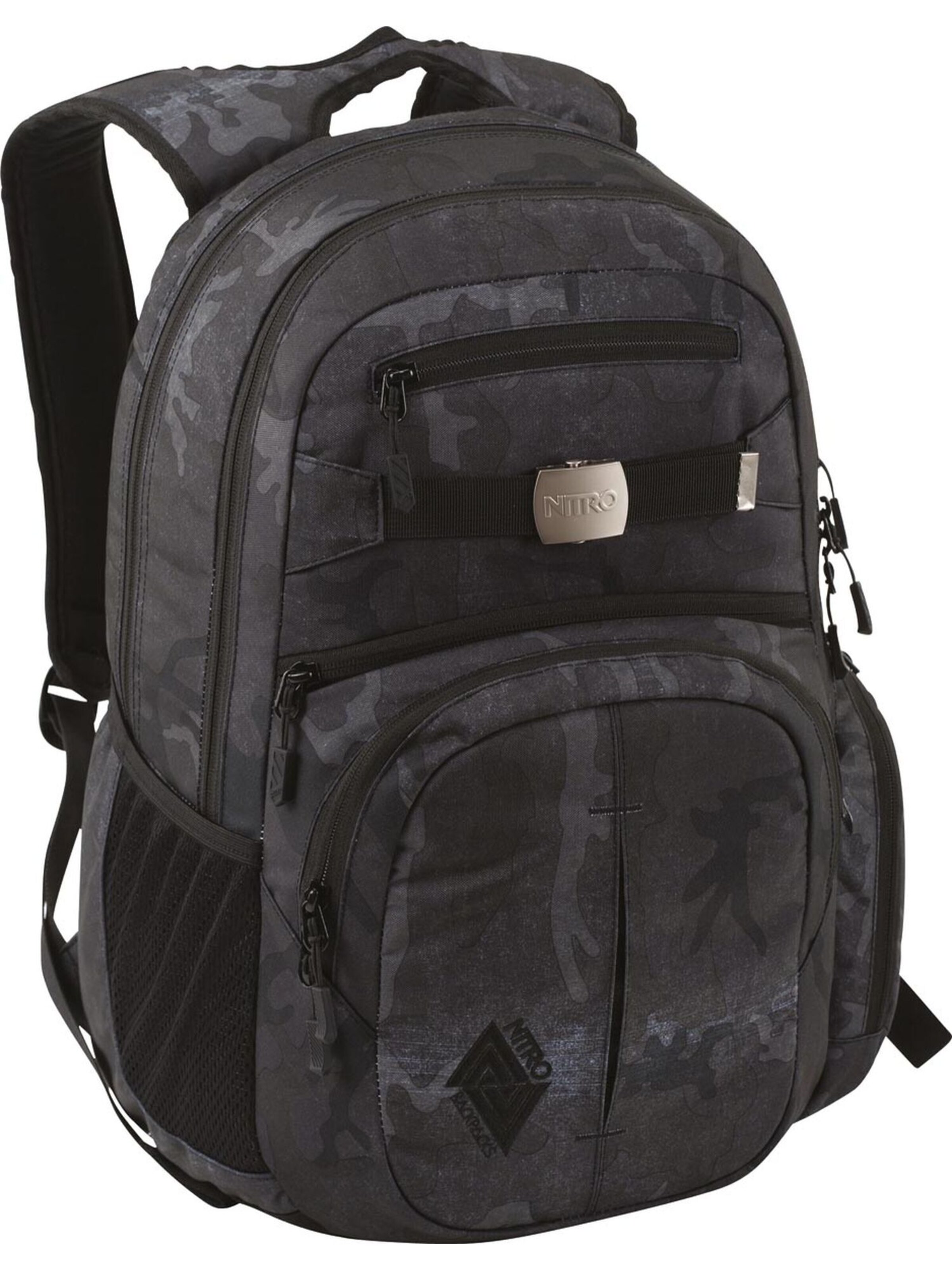 NITRO Rucksack SET HERO in Schwarz