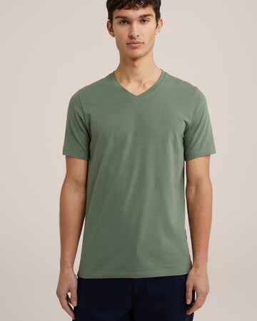 T-Shirt WE Fashion en vert : devant