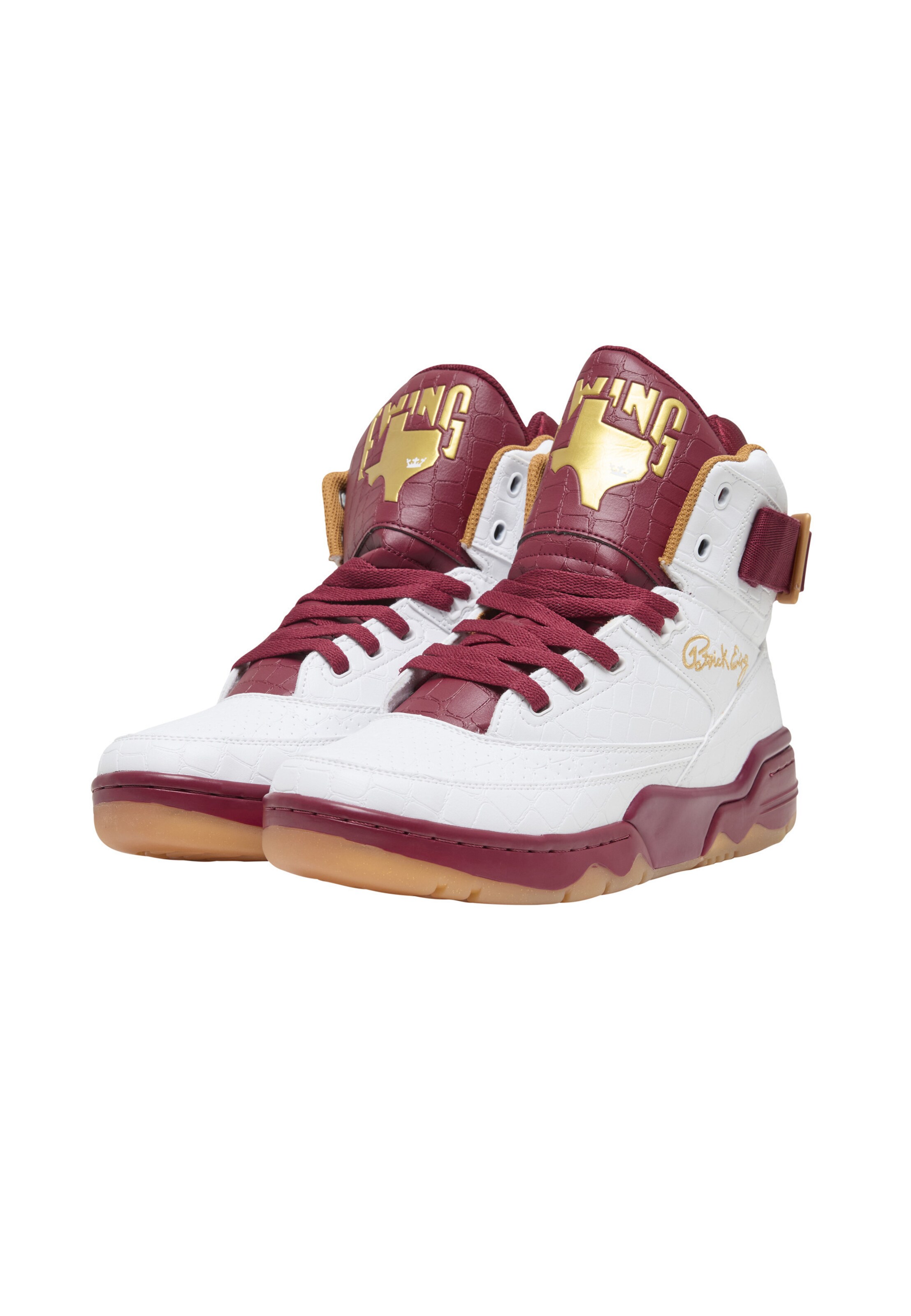 Ewing Magas szárú sportcipők '33 Hi x Pimp C' - fehér