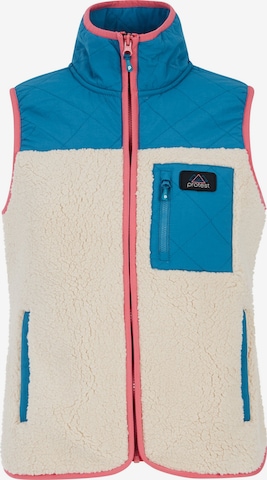 PROTEST Weste 'Try' in Blau: Vorderseite