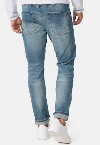 INDICODE JEANS Regular Jeans ' Chammy ' in Blau