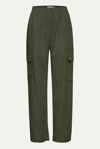 ICHI Regular Pants 'Kecia' in Green: front