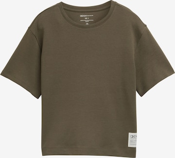 TOM TAILOR DENIM Majica | zelena barva: sprednja stran