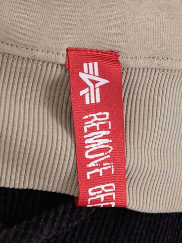ALPHA INDUSTRIES Regular fit Sweatshirt in Beige