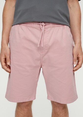 Regular Pantaloni de la QS pe roz