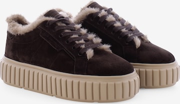 Baskets basses 'Zap' Kennel & Schmenger en marron : devant