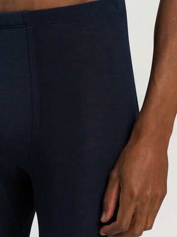 Hanro Long Johns in Blue