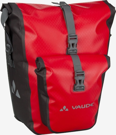 VAUDE Fahrradtasche 'Aqua Back Plus Single' in grau / rot / kirschrot / schwarz, Produktansicht