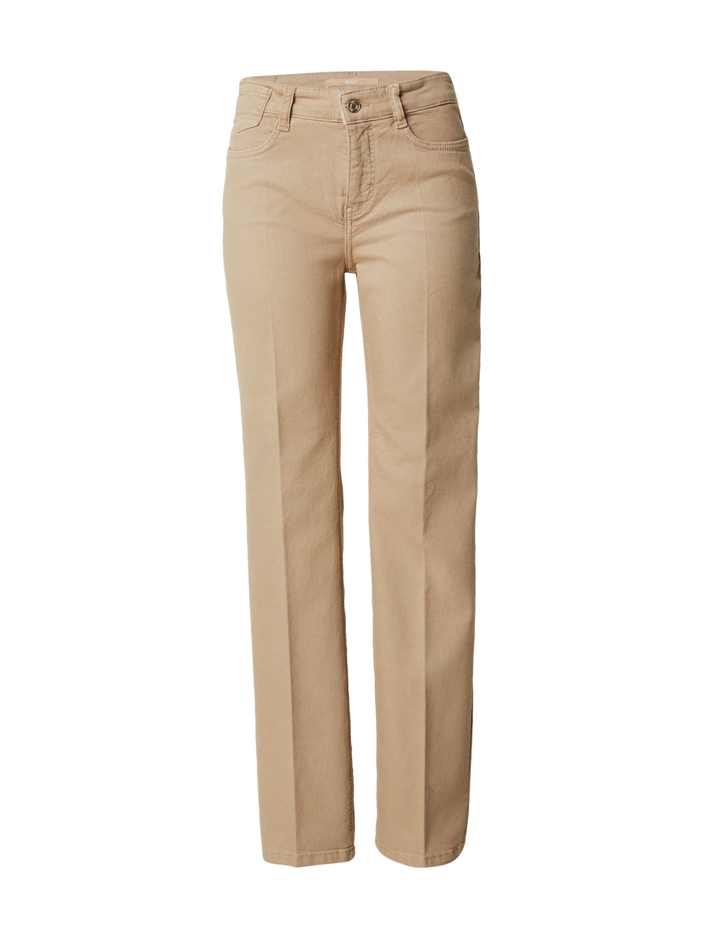 MAC Bootcut Τζιν 'LAURA' σε μπεζ: μπροστά