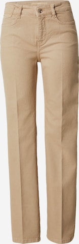 Bootcut Jeans 'LAURA' di MAC in beige: frontale