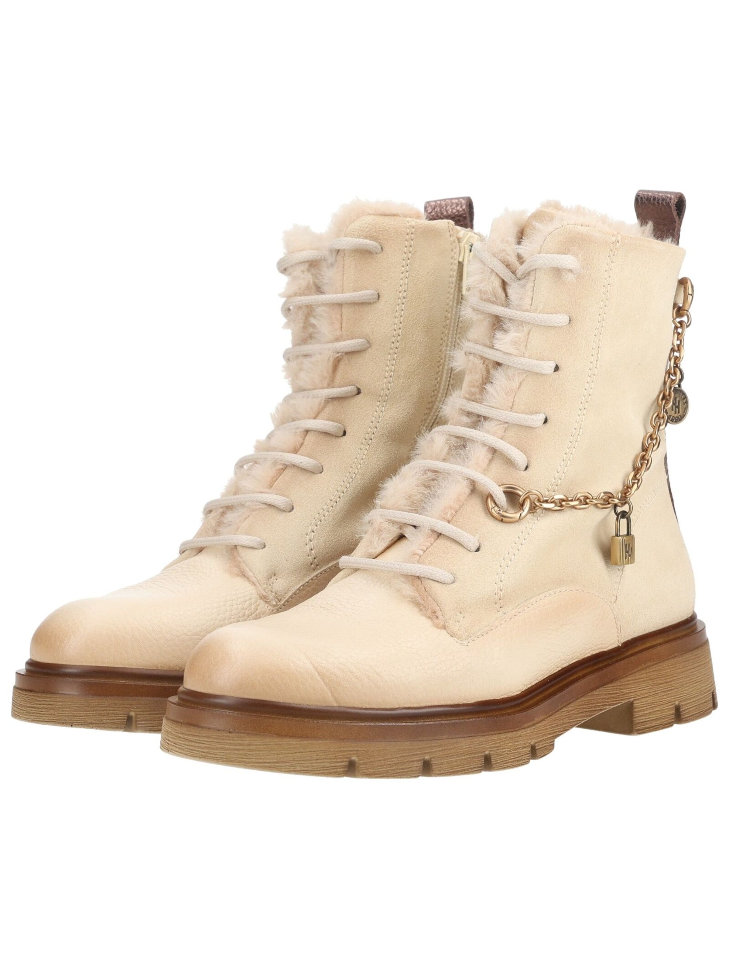 Hispanitas Schnürstiefelette in Beige