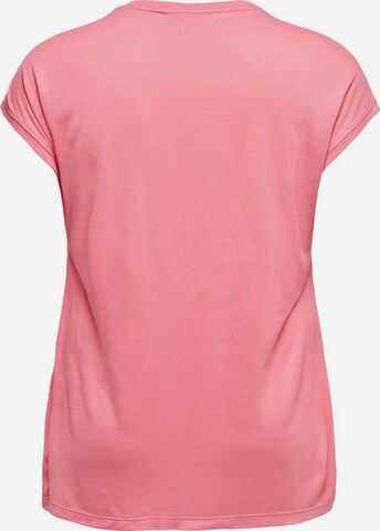 rozā ONLY Carmakoma T-Krekls 'FLAKE'