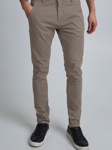 BLEND - Slimfit Calças chino 'Natan' em cinzento