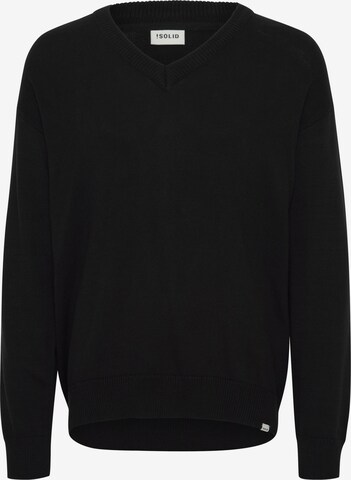 !Solid Sweater 'Durant' in Black: front
