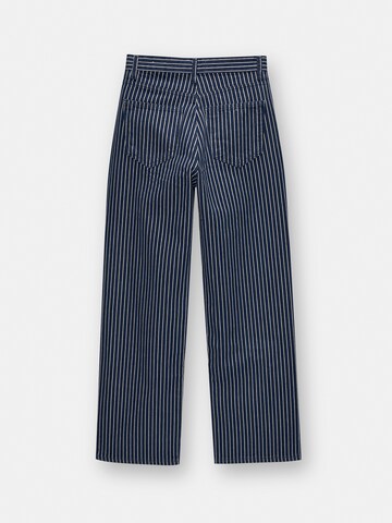Pull&Bear Wide leg Jeans in Blue