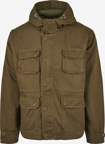 Veste mi-saison Urban Classics en vert : devant
