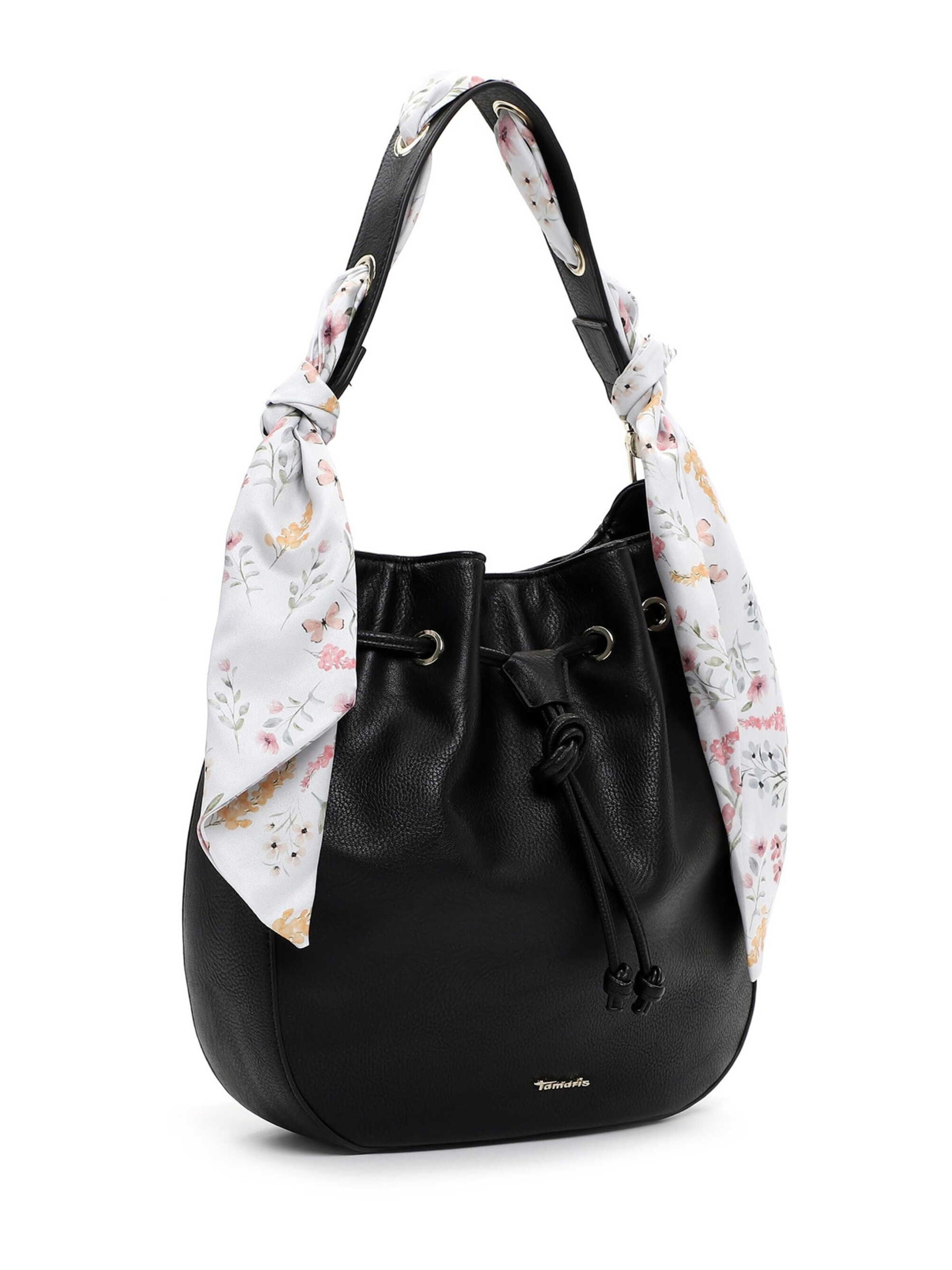 Borsa a sacco 'Fabia' di Tamaris in nero