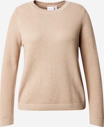 Pull-over 'DALO' VILA en beige : devant