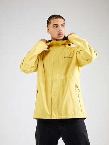 COLUMBIA - Chaqueta de montaña 'Earth Explorer™' en amarillo: frente