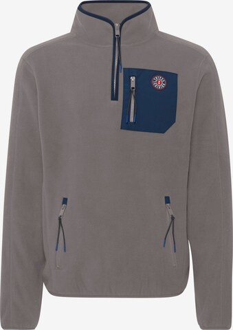 Veste en polaire 'Lucas' FQ1924 en gris : devant