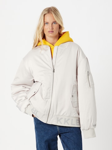 Karo Kauer Between-season jacket in Beige: front