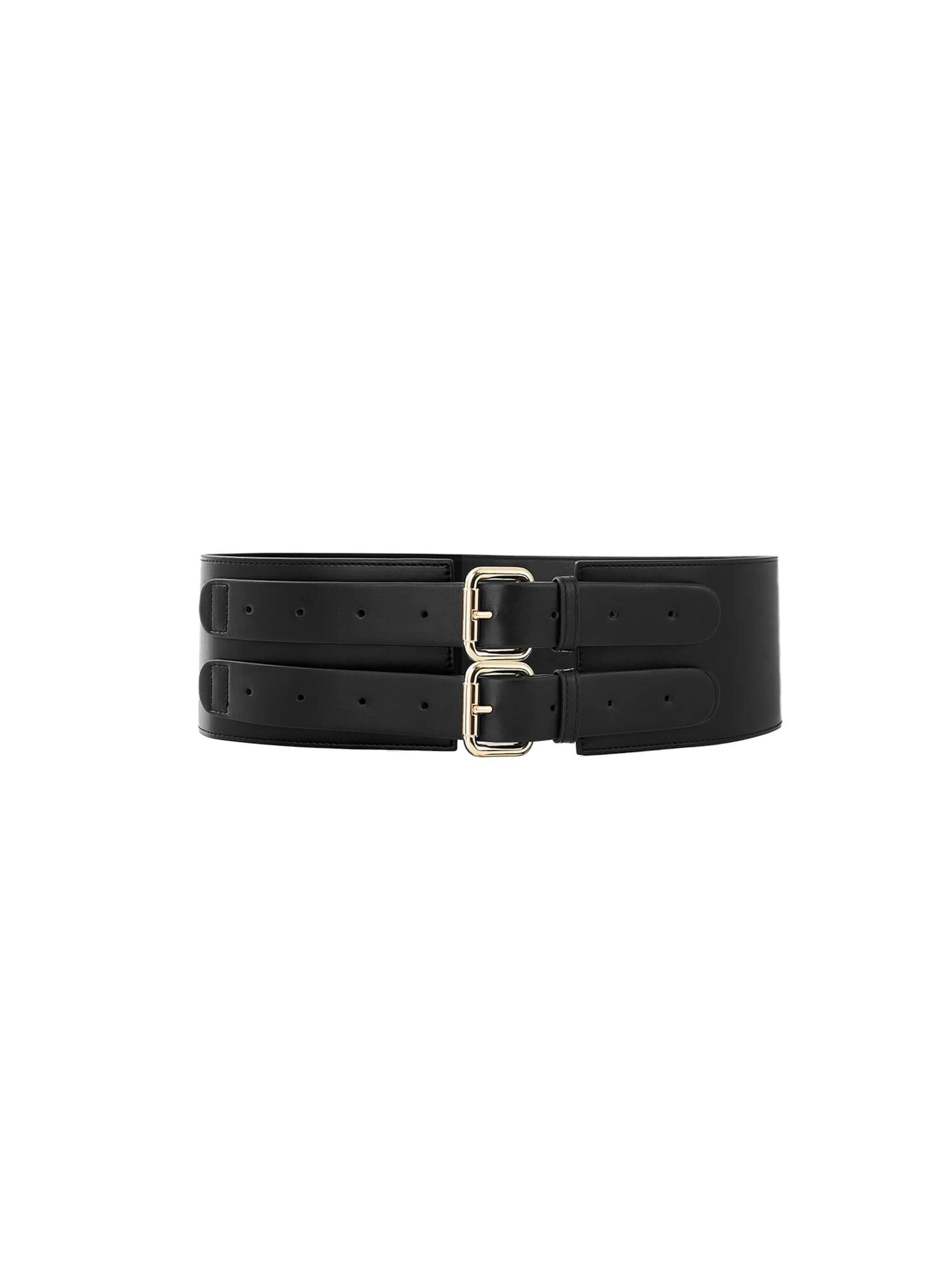 Ceinture Victoria Hyde en noir : devant