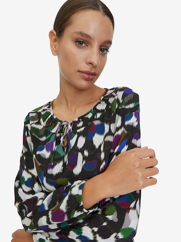 Cartoon Blouse in Zwart