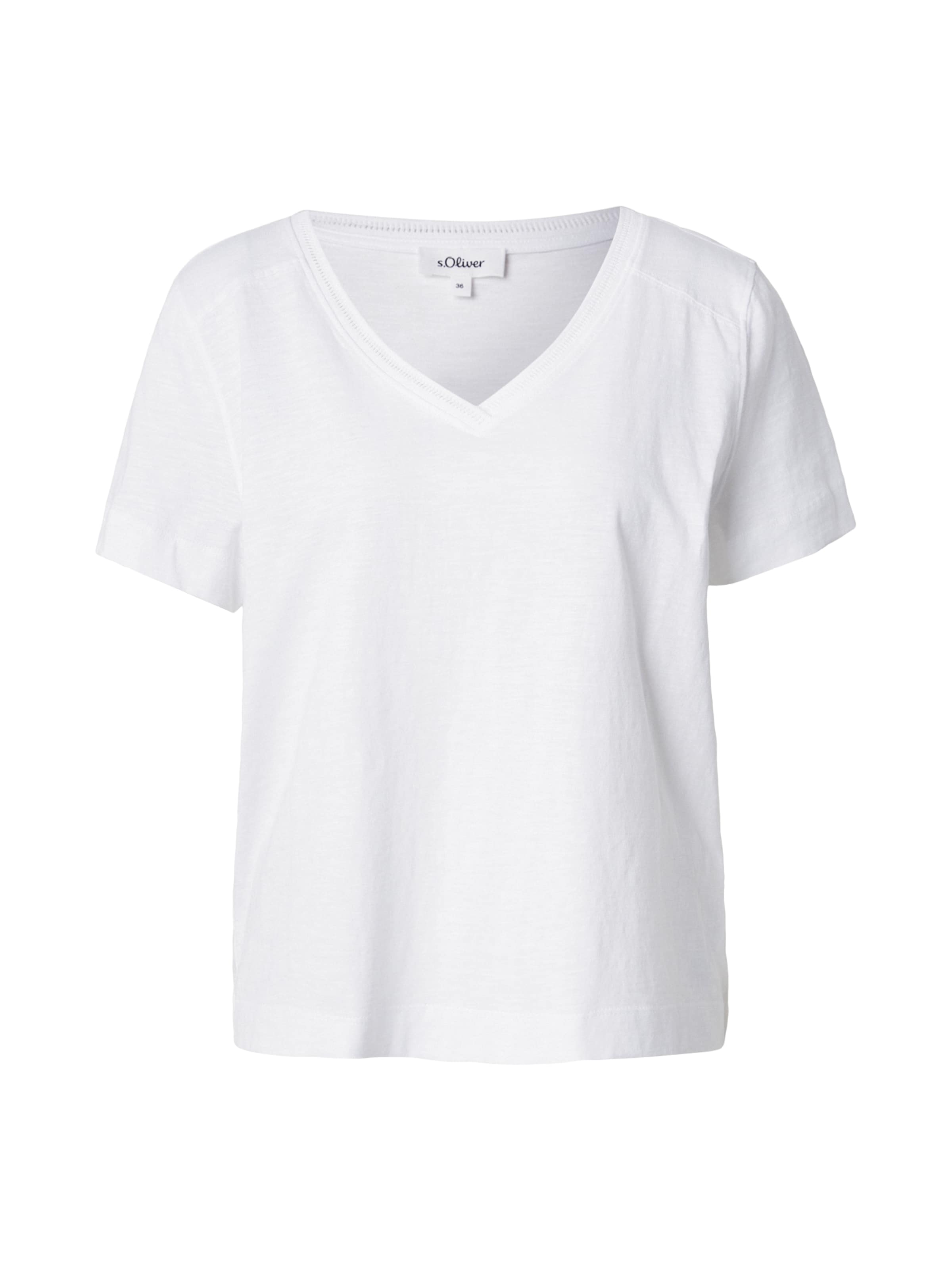 s.Oliver T-Shirt in Weiß: Vorderseite