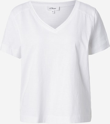 s.Oliver T-Shirt in Weiß: Vorderseite