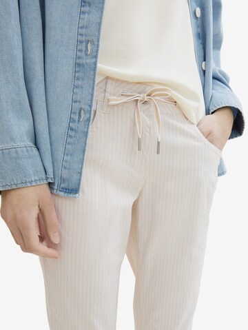 Regular Pantalon TOM TAILOR en beige