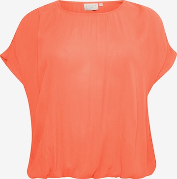 KAFFE CURVE Bluse 'Ami' i oransje: forside