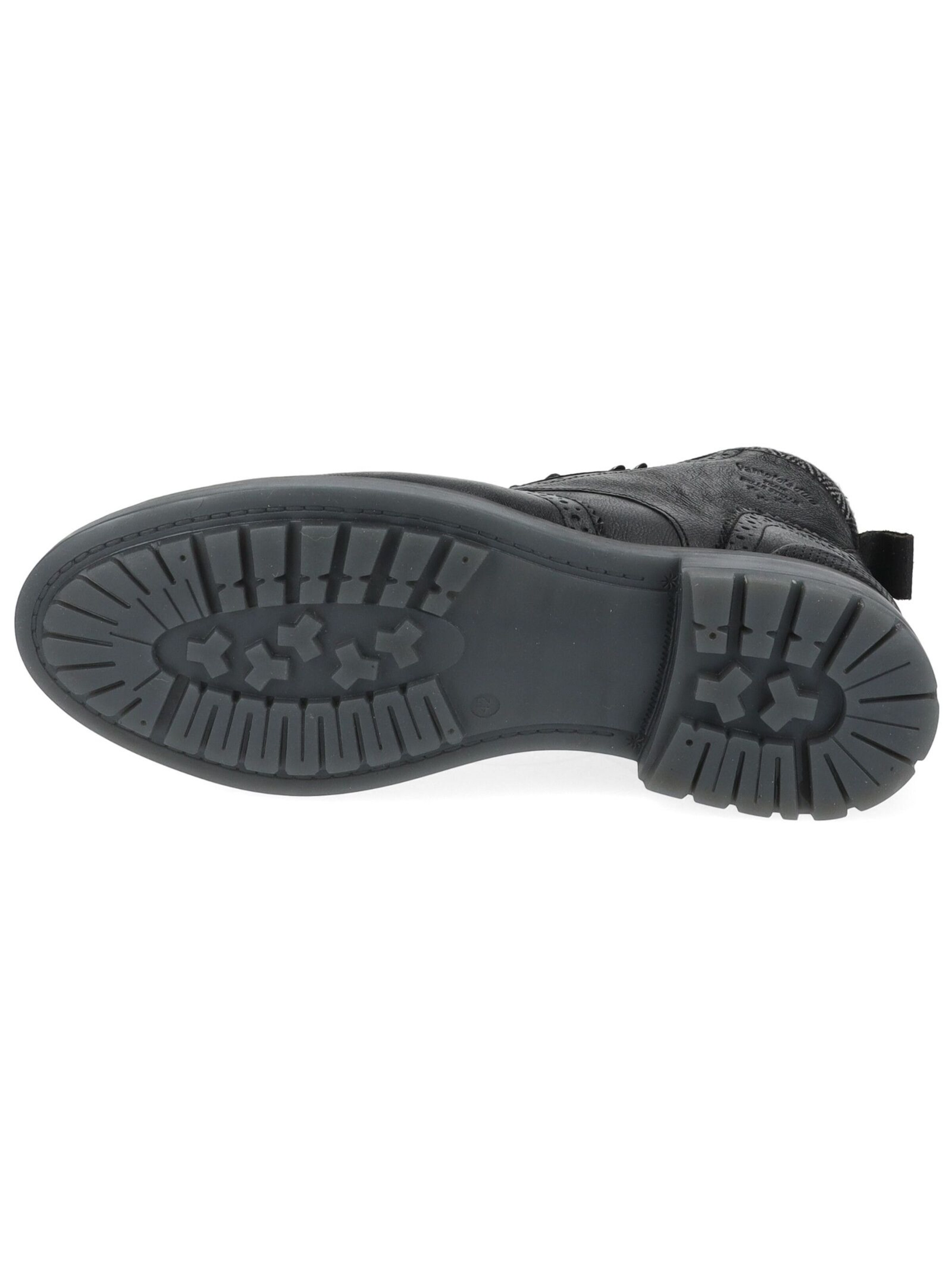 PANTOFOLA D'ORO Snørestøvler 'Tocchetto' i sort