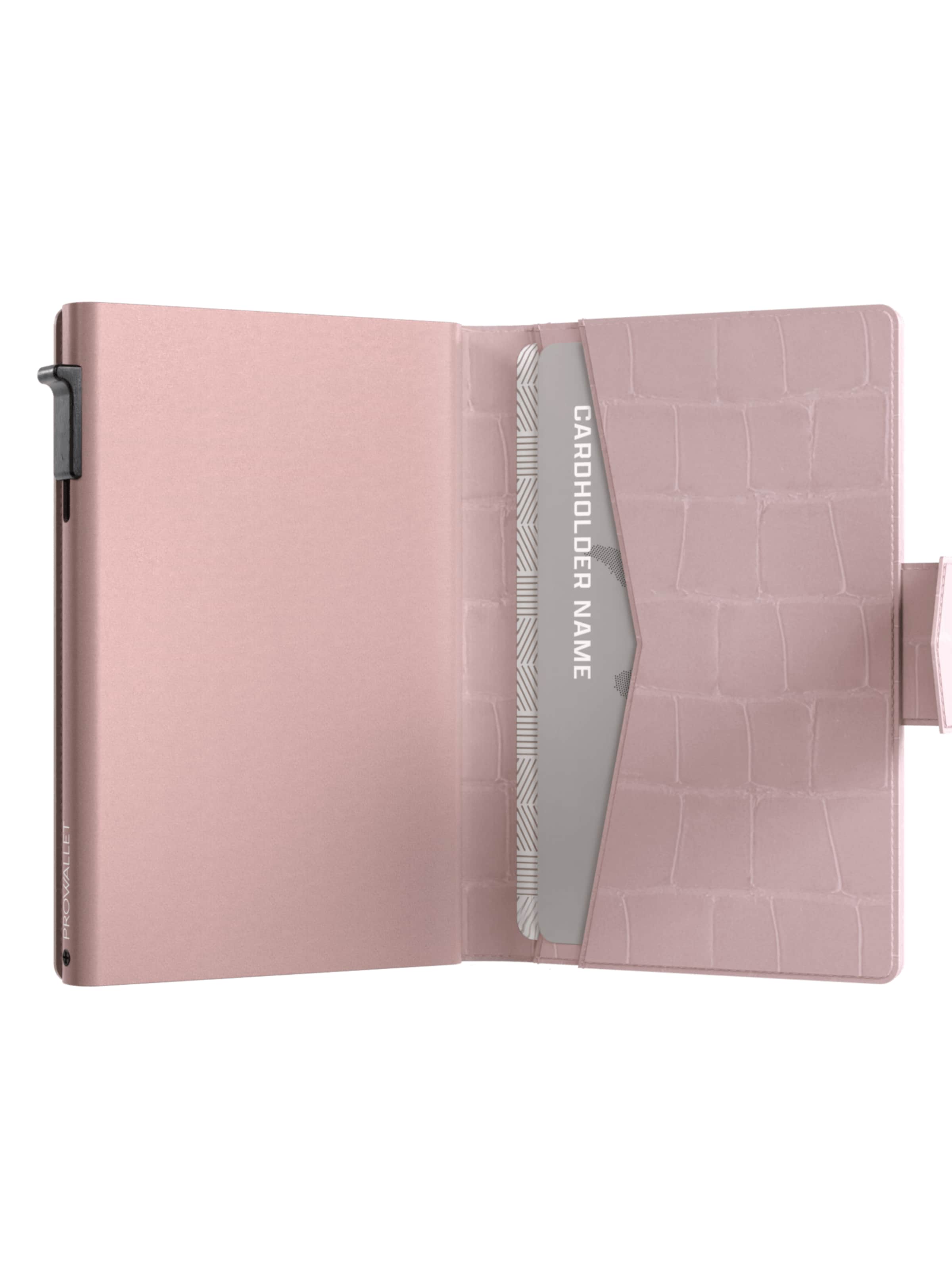 Prowallet Portemonnee 'Pasjeshouder Plus Croco' in Roze