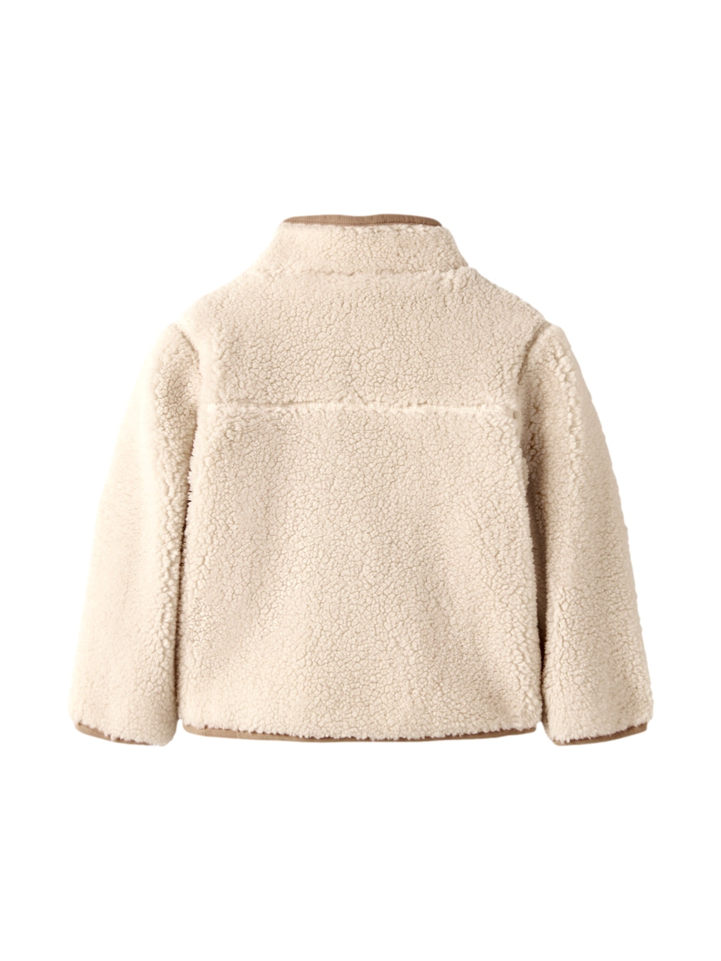 NAME IT Fleece jacket 'Mattia' in Beige
