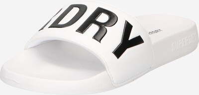 Superdry Strand-/badschoen in de kleur Zwart / Wit, Productweergave