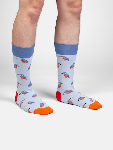 DillySocks Sokken 'Kingfisher Paradise' in Beige