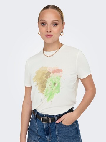 ONLY - Camiseta 'ONLFREE' en blanco