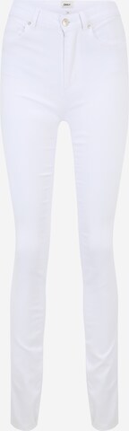 Only Tall Skinny Jeans in White: front