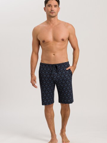 Hanro Pajama pants ' Night & Day ' in Blue