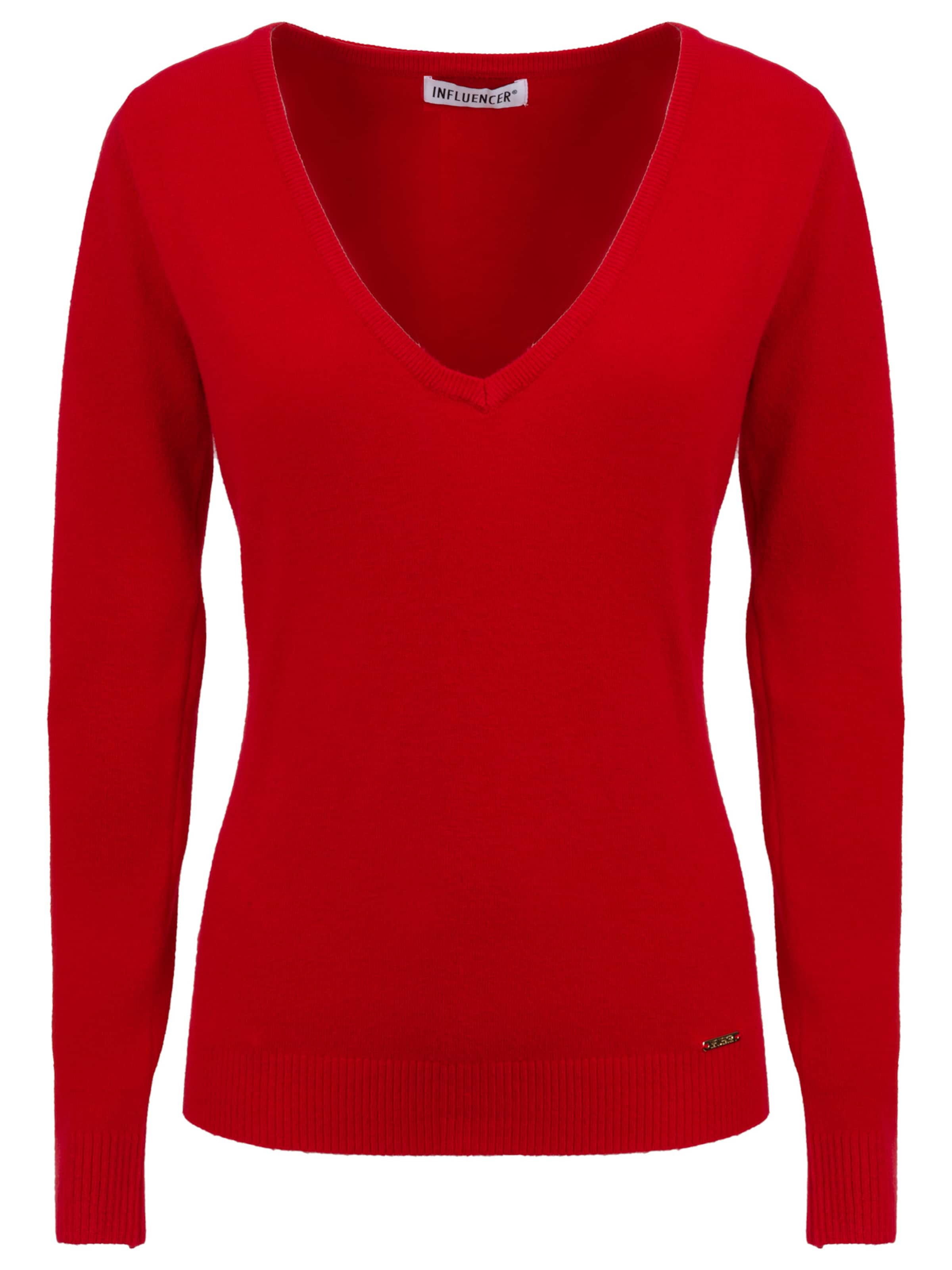 Influencer Sweater in Red, Item view