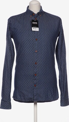 minimum Button Up Shirt in S in Blue: front