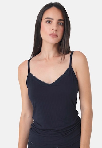 Maillot de corps sassa en bleu : devant