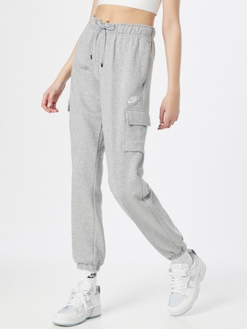 Nike Sportswear Tapered Cargo Pants in Grey: front