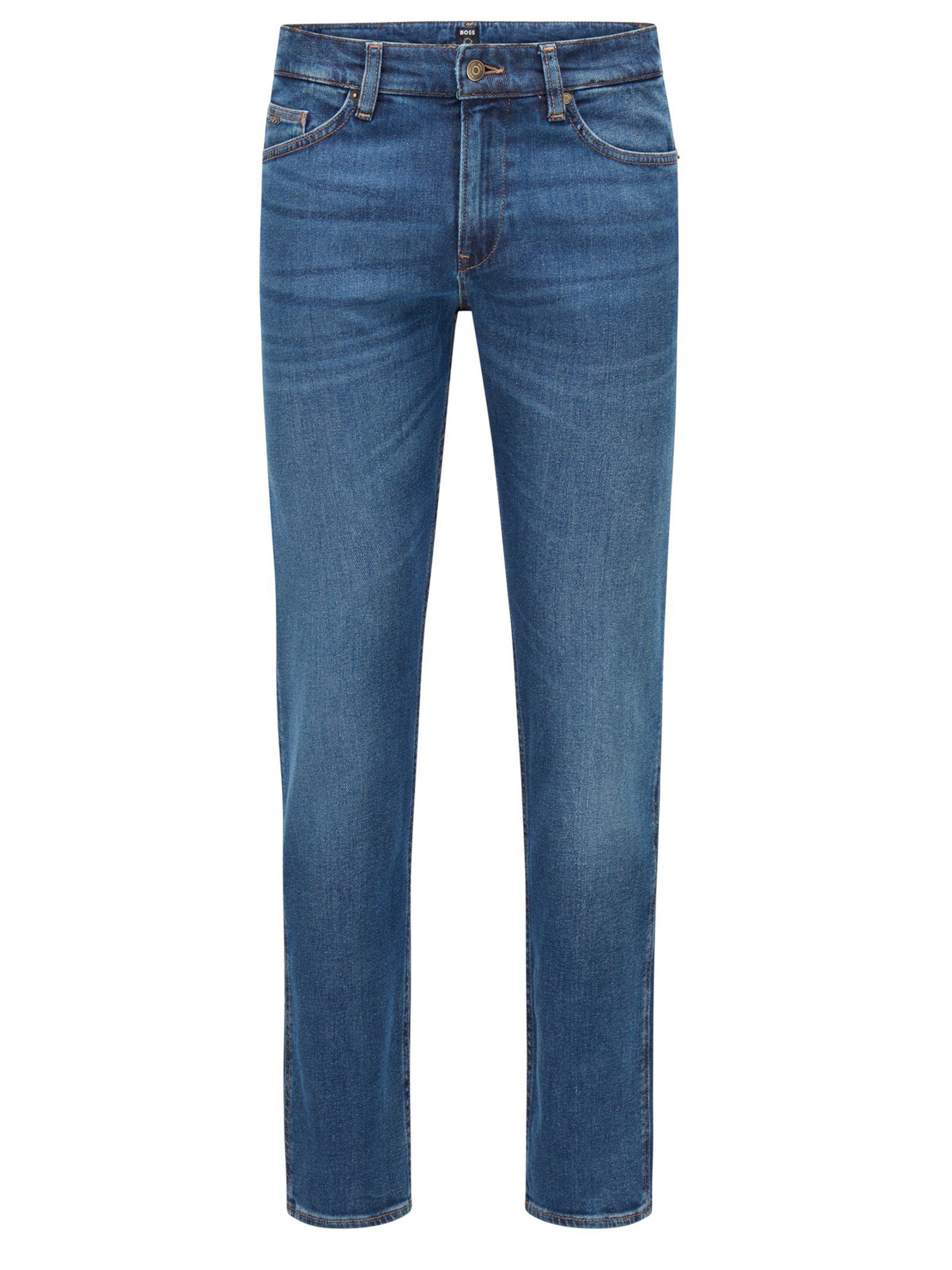 BOSS Slimfit Jeans 'Delaware' in Blau: Vorderseite
