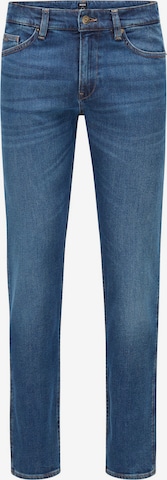 BOSS Slimfit Jeans 'Delaware' in Blauw: voorkant