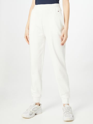 TOMMY HILFIGER Trousers in White: front