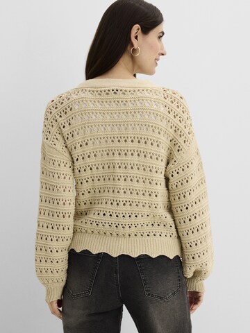 bonprix Strickjacke in Beige