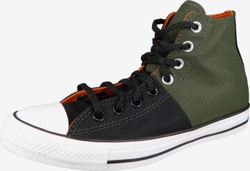 Baskets hautes 'CHUCK  TAYLOR  ALL STAR' CONVERSE en vert : devant